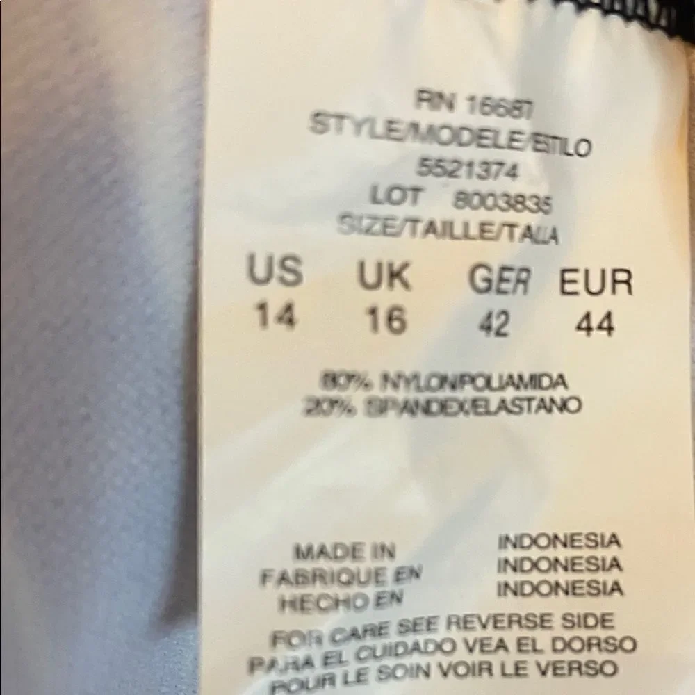 💥Swim solutions Botanical tankini top Size:14 & 10 - Picture 5 of 5